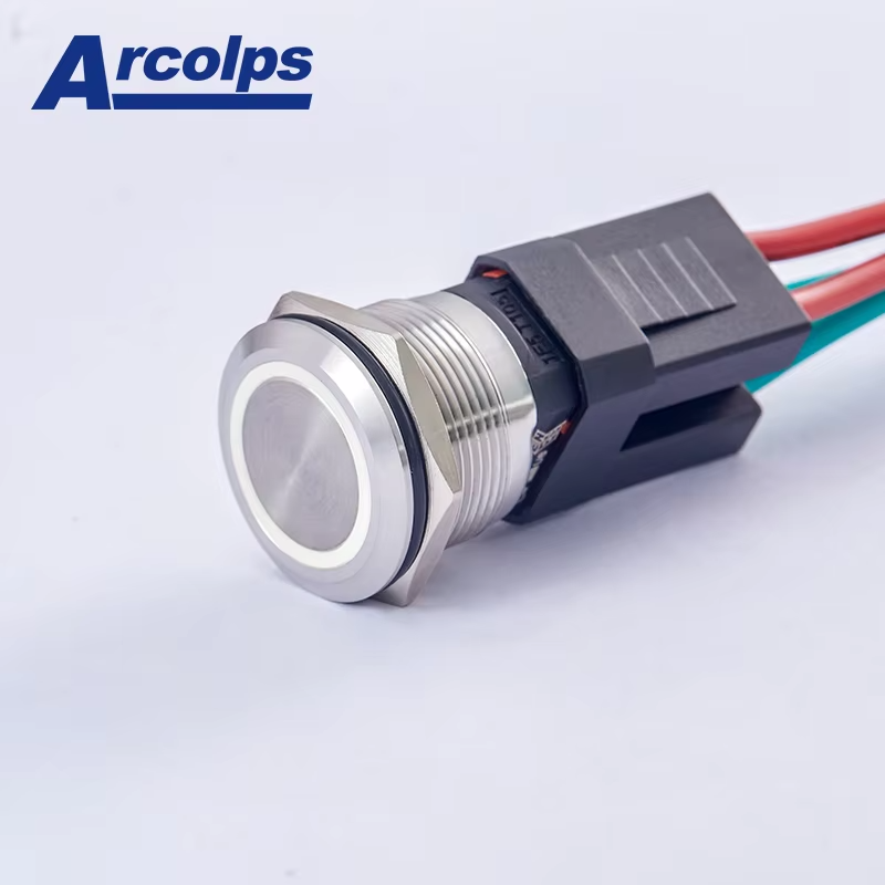 22mm 10A High Current Push Button Switch Waterproof Momentary Switch