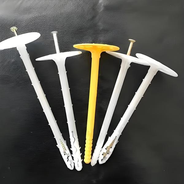Plastic Hdpe Wall Plug Rigid Insulation Anchors Fixing Insulation Nail
