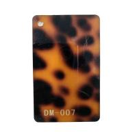 Tartaruga clara Shell Acrylic Sheet Leopard Pattern para a corrente da bolsa