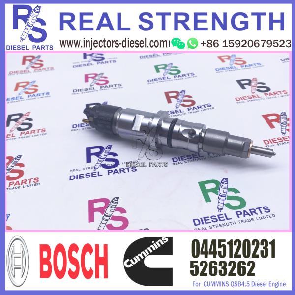 PC220-8 bocal 0445120231 5263262 da injeção do injetor de combustível 6754-11-3011 do motor diesel da máquina escavadora 6D107 QSB6.7