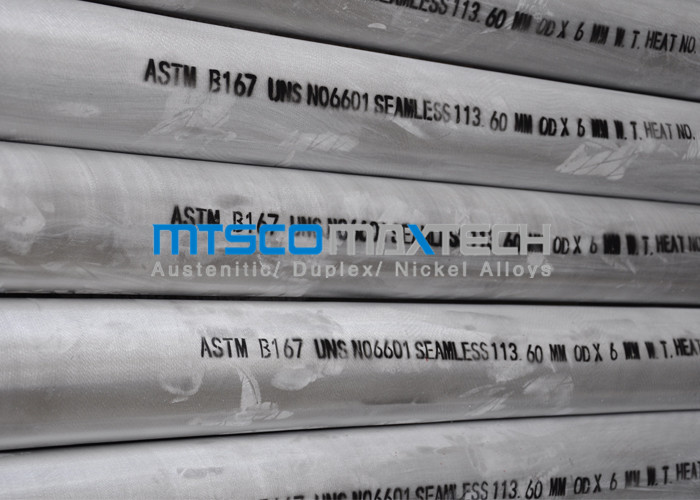 Поверхность ASTM B167 UNS N06601 безшовной пробки сплава никеля маринуя, 113.60mm x 6mm