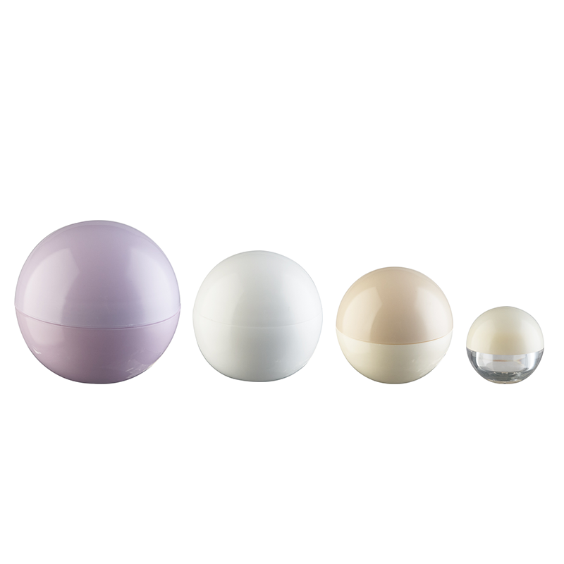 Spherical Shape Plastic Cream Jar with 5g 25g 50g 80g Accept Different Artworks Printing Used for Skincare Package