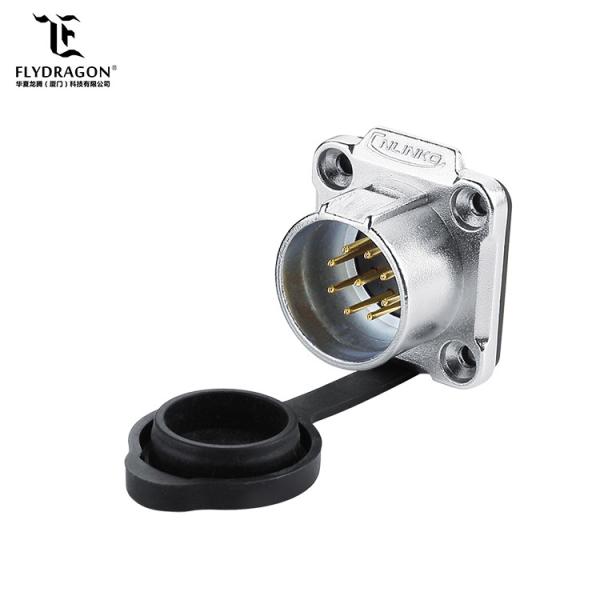 Patent Product IP67 DC AC 5A 400V Power Bulkhead 9 Pin Male Female Connector Waterproof Connectors Led  Junction Box