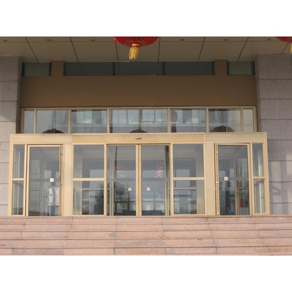 Electric Round Glass Automatic Sliding Door Motor Heavy Duty 24V DC Brush Less 75W