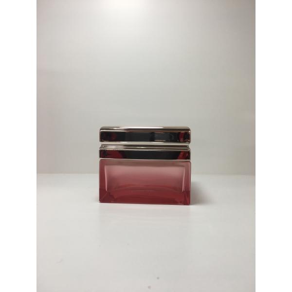 Square 30g 50g Glass Cosmetic Jars Skincare Packaging Cream Bottle