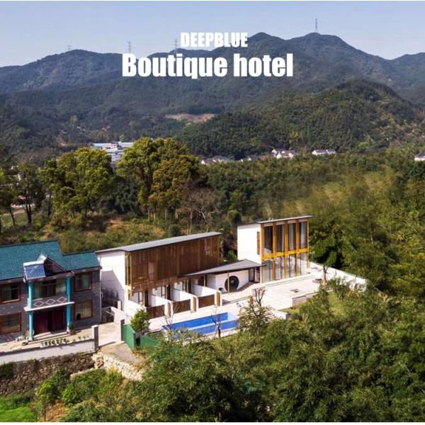 Light Gauge Steel Frame Prefabricated Hotel Multi Family Houses Two Floor Fast Assembly Homes