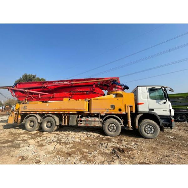 Germany Putzmeister Concrete Pump 46m on Benz Euro III with Hydraulic Machining Process