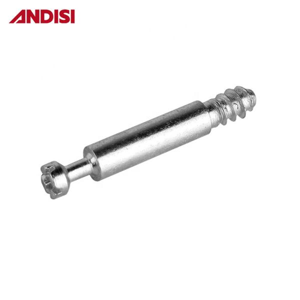 Furniture Connecting Bolt Mini Fix Screws Dowel 33/36/46mm Zinc Plated Steel M4 Modern Hardware
