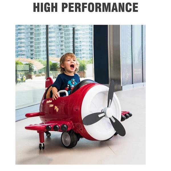 Red And Blue Hot Popular Children Remote Controlled Airplane Plaza Car Kiddie Ride