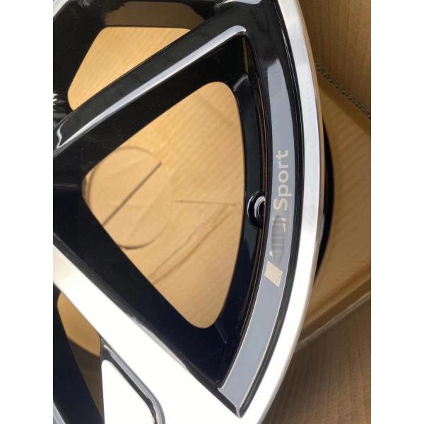 18 Inch ET46 5 Double Spoke Wheels , 66.5 Hole Rim For Audi