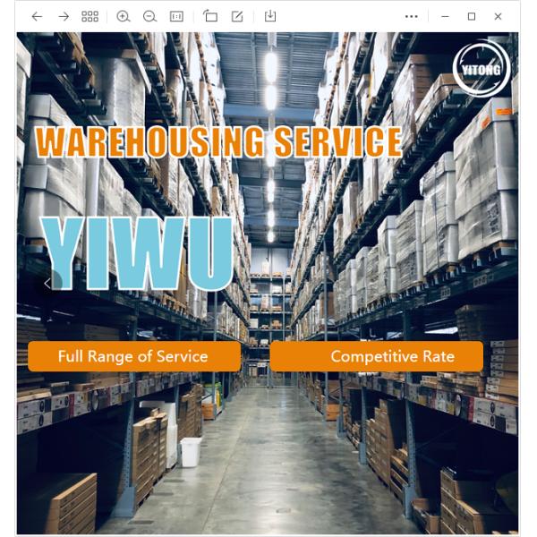 Снабжение складирования ISEA международное в складе выполнения посредника Yiwu