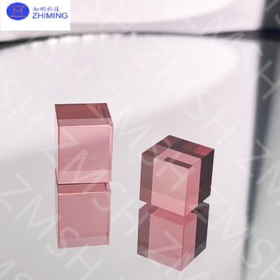 Pink Sapphire Raw Material Lab-made Sapphire Gemstone Flawlessness Mohs Hardness Of 9