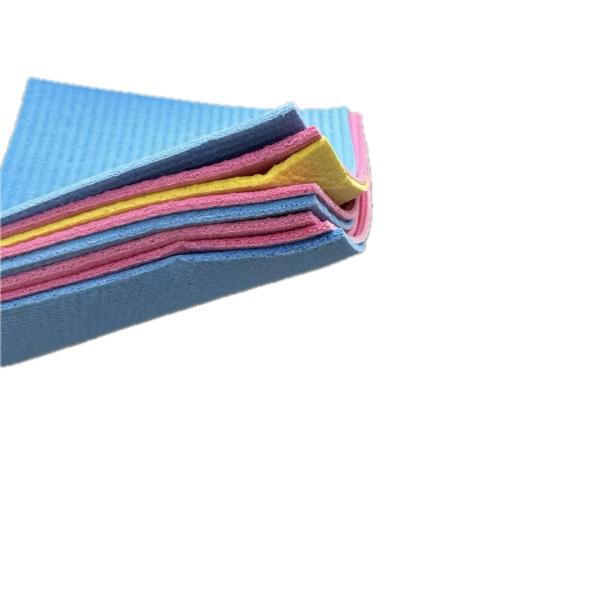 Super Absorbent Cellulose Wood Pulp Oil Proof Cleaning Cloth