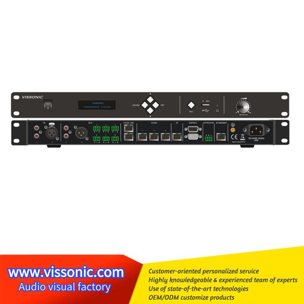 Arc Shaped Surface Wireless Conference Microphone Network DSP Conference Processor