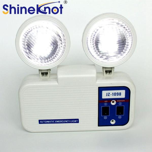 AC85-265V 6W 3Hours Two Heads Fire Light Emergency Vehicles Lights Rechargeable Led