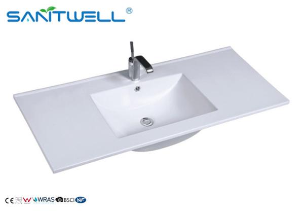 Commercial Counter Top Wash Basin Single Sink Bowl With Drainer AB8003-100
