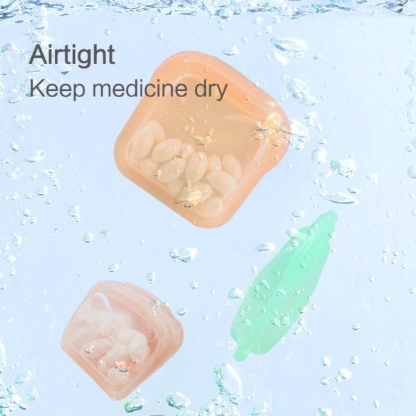 Small Reusable Silicone Food Storage Bag – BPA-Free, Leakproof, Dishwasher Safe, Microwave & Freezer Friendly – Perfect For Snacks, Baby Food, Travel, And Zero-Waste Kitchen Use