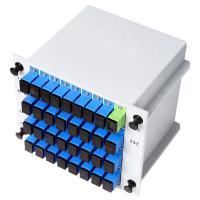 Divisor bajo del Plc de la caja del ABS de la pérdida de inserción 1x32 para las redes de PON GEPON