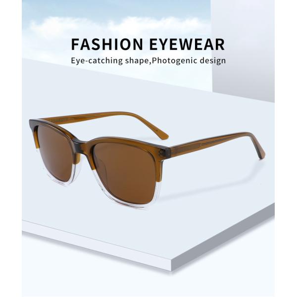 Квадрат формирует солнечные очки ретро классики солнечных очков eyewear прозрачные поляризовыванные