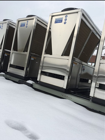 Установленный стеной тепловой насос Evi охладителя воды для R410A отопления домов и охлаждать