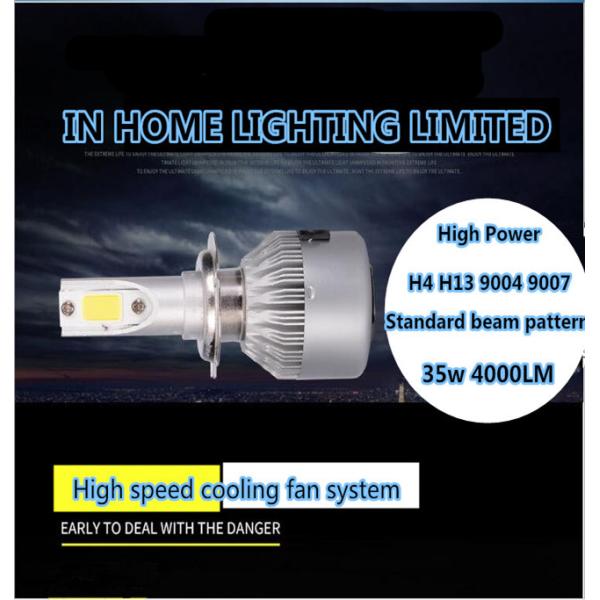 35 W H1 H4 9004 Car Aviation Aluminum LED Headlight Bulbs 5000LM