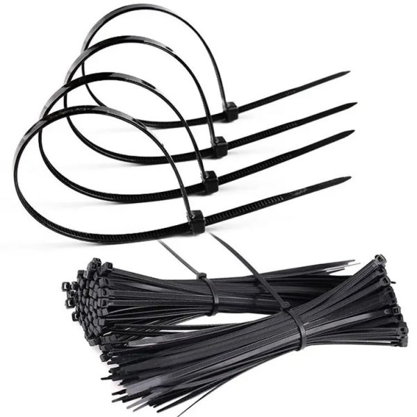 Full Sizes 4~48 Inch Fastening Self-Locking Nylon Cable Zip Ties Heat Resistant Adjustable Plastic Cable Straps