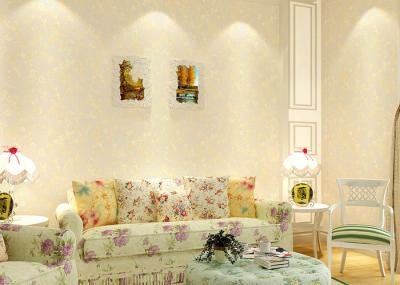Gold and Gray floral removable wallpaper , modern art wallpaper home design