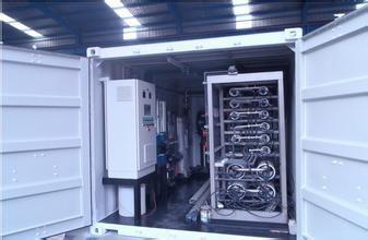 PLC Control Drinking Water Treatment Plant Salt Water Ro Plant For Construction Sites