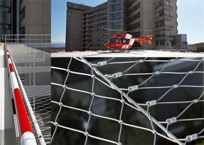7X7 X Tend Building Site Security Fencing Stainless Steel For Helideck Perimeter Safety Net