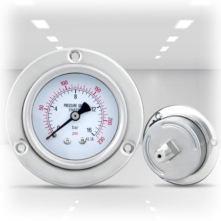 High Pressure Gauges with 2.5-inch Diameter Mounting Edge and Precision 2.5% Accuracy