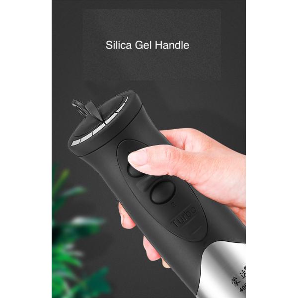 400W 500ml Handheld Food Mixer 304 Stainless Steel 2 Speed