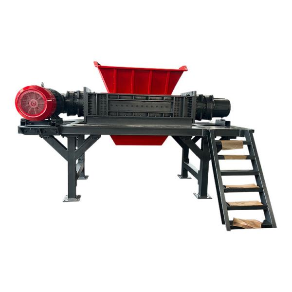 Double Shaft Waste Cardboard Tire Rubber Metal Waste Wood Plastic Shredder for Shredding