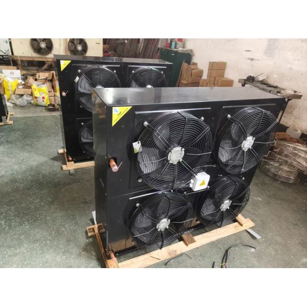New Design High Efficiency Air Cooled Industrial Refrigeration Condenser with Aluminum & Copper Tube U-Shaped for Cold Storage