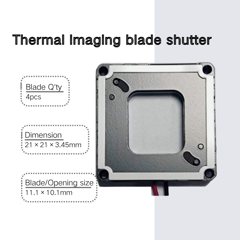 IR Thermal Imaging Shutter Monostable 3.3V 16 Ohm Square Molex Connector RoHS Compliant for Handheld Camera Module