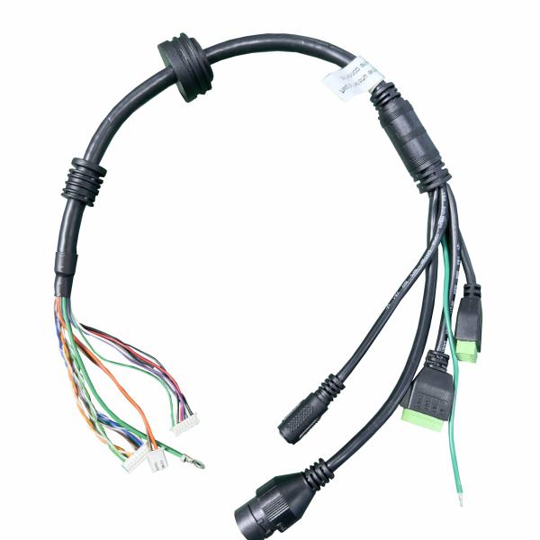 IP Camera Cable Weatherproof RJ45F PVC Jacket DC5.5*2.1/3.5PITCH Copper Connector 010