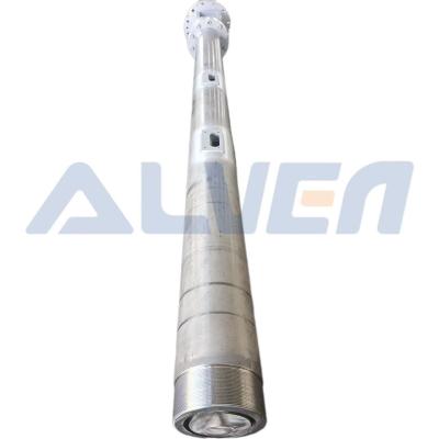 HRC58-62 Alloy Steel Extruder Screw Barrel Ra0.4 Surface Roughness With 2.0-3.0mm Alloy Depth