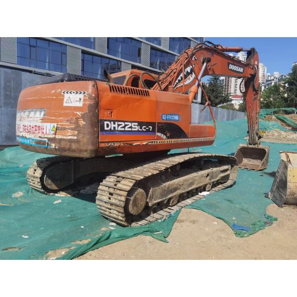 DH225LC - 7 Hydraulic Crawler Used Doosan Excavator Construction Machinery 22 Tons