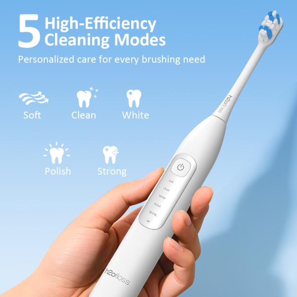 Sonic Electric Toothbrush USB Rechargeable Tooth Brush Adult Electronic Washable Whitening Teeth Brush