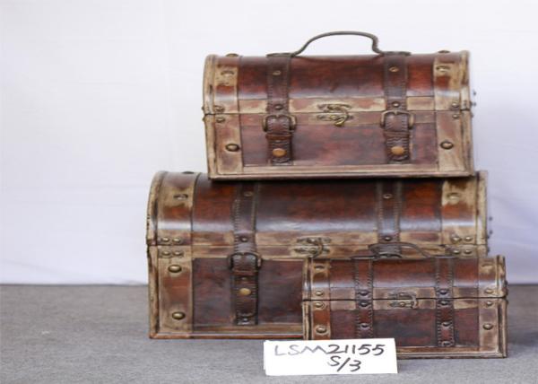 Decorative SENMIN M30 Rustic Wood Storage Chest