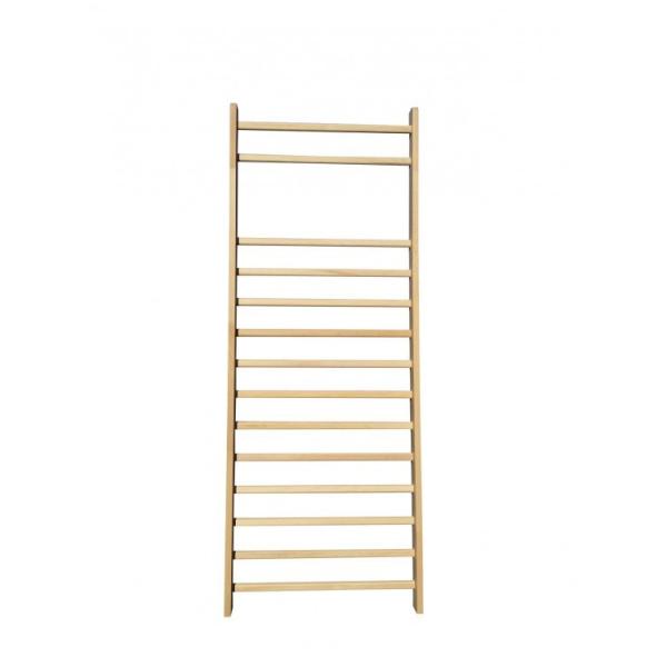 Wooden Freestanding Gymnastic Swedish Ladder 35x7x110in