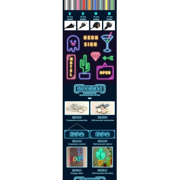 wholesale dropshipping electronic christmas better together will you marry me anime beer letter led light neon sign custom logo