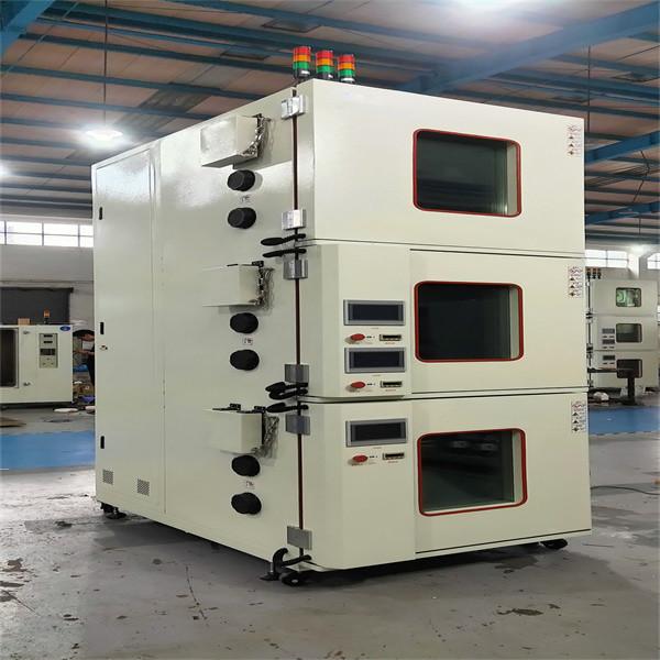 Chambre d'essai de choc thermique à trois zones 380V pour moteur et composants automobiles