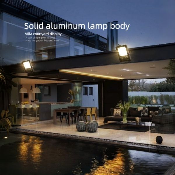 High Brightness LED Solar Flood Light IP66 Waterproof for Outdoor Park