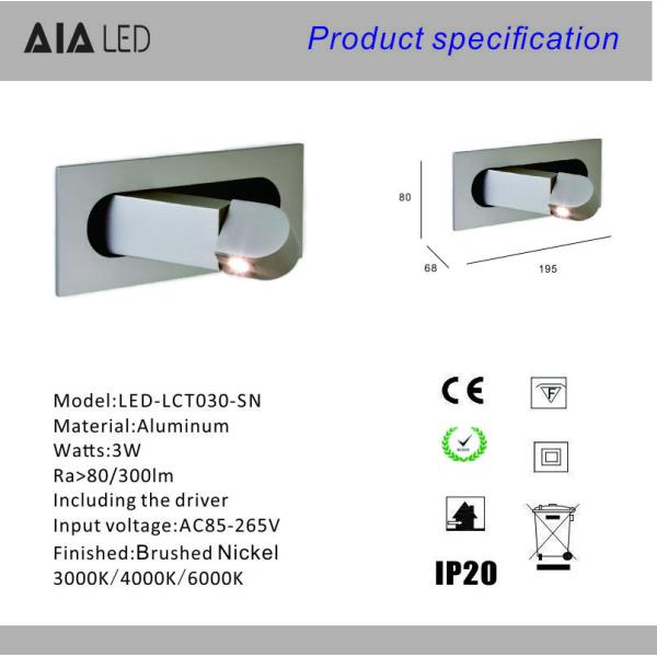 Recessed Hotel Reading Book Wall Lamp Modern Interior Bedroom Bedside Home Decor Folding Adjust Angle Wall Light Sconce