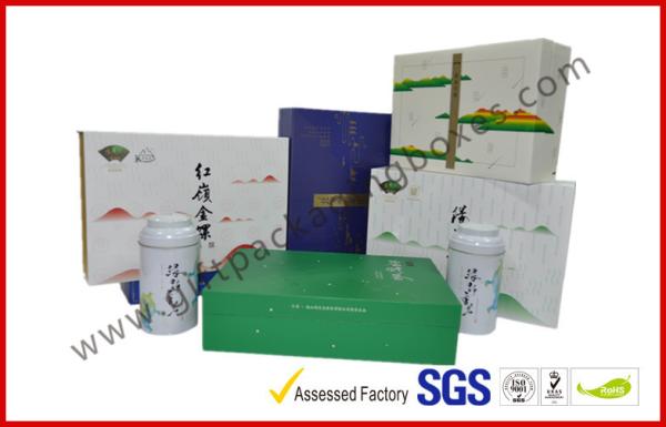 Square Magnetic Offset Printed Chocolate Packaging Boxes ,  Tea Gift Packaging Boxes