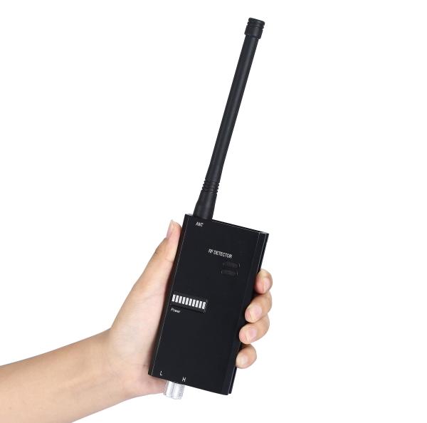 Sinal do preto do telefone celular e detector portáteis 25MHz-5.8GMHz da câmera do furo de pino