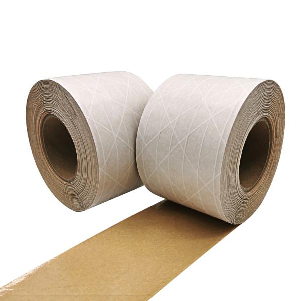 Factory Direct Single Sided Brown Kraft Paper Tape For Box Sealing