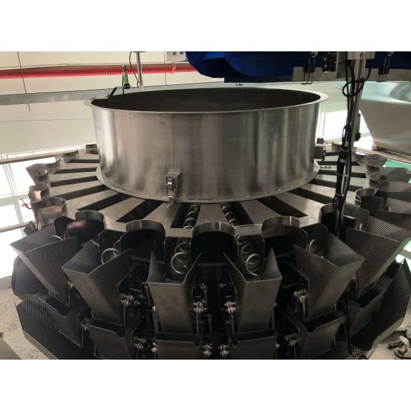 24 лотка двойных винта машины упаковки Weigher Multihead голов линейных для маслообразных липких свежих продуктов