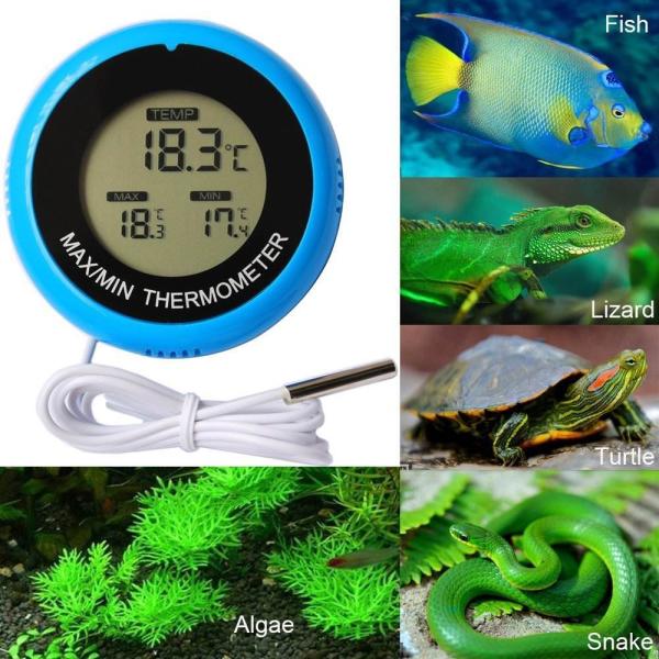 TL8050 Round Max Min Memory Function Temperature Sensor Digital Thermometer With Probe