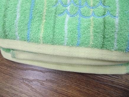 Personalized 100% Cotton Jacquard Bath Towel with Duck Embroide Wholesale Custom Children's Bath Towel